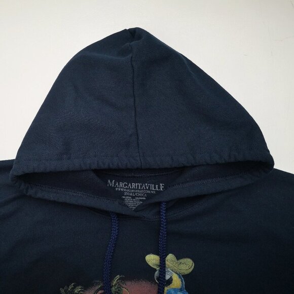 Margaritaville Cancun Jimmy Buffett's Ladies Size Small Navy Fleece Lined Hoodie - Picture 5 of 8